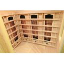 Infrarotkabine Lillesand Sauna Vollspektrumstrahler DUALTHERM Salzstein Infrarot