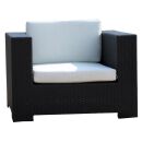 Poly Rattan Gartenmöbel Georgia mix-braun Alu Garnitur Lounge Garten Sitzgruppe Gartenset
