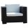 Poly Rattan Gartenmöbel Georgia schwarz Alu Garnitur Lounge Garten Sitzgruppe Gartenset