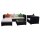 Poly Rattan Gartenmöbel Florida schwarz Alu Garnitur Lounge Garten Sitzgruppe Gartenset