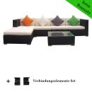 Poly Rattan Gartenmöbel Capetown mix-braun Garten...
