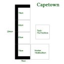 Poly Rattan Gartenmöbel Capetown mix-braun Garten Möbel Set Lounge Gartenlounge Sitzgruppe Garnitur