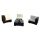 Poly Rattan Gartenmöbel North Carolina schwarz Garten Möbel Set Lounge Gartenlounge Sitzgruppe Garnitur
