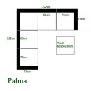 Poly Rattan Gartenmöbel Palma anthrazit Tisch Alu Garnitur Lounge Garten Sitzgruppe Gartenset