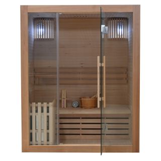 Sauna Oulu traditionelle Heimsauna Saunakabine Saunaofen Hariva Zubehör