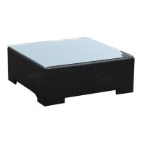Poly Rattan Gartenmöbel Georgia schwarz Alu Garnitur Lounge Garten Sitzgruppe Gartenset