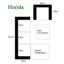 Poly Rattan Gartenmöbel Florida schwarz Alu Garnitur Lounge Garten Sitzgruppe Gartenset