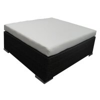 Poly Rattan Gartenmöbel Houston schwarz Alu Garnitur Lounge Garten Sitzgruppe Gartenset
