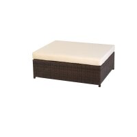 Poly Rattan Gartenmöbel Barcelona mix-braun Garten Möbel Set Lounge Gartenlounge Sitzgruppe Garnitur