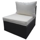 Poly Rattan Gartenmöbel Mittelteil Alu Garnitur...
