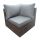 Poly Rattan Gartenmöbel Ecksofa anthrazit Alu Garnitur Lounge Garten Sitzgruppe Gartenset