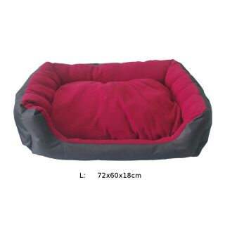 Hundebett BaluL rot Hundekorb Hundekissen Hundesofa Tierbett Katzenbett