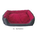 Hundebett BaluXL rot Hundekorb Hundekissen Hundesofa...