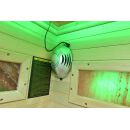 Infrarotkabine Dalen Sauna Vollspektrumstrahler DUALTHERM Salzstein Infrarot