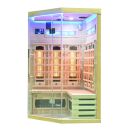 Infrarotkabine Dalen Sauna Vollspektrumstrahler DUALTHERM Salzstein Infrarot