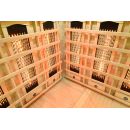 Infrarotkabine Dalen Sauna Vollspektrumstrahler DUALTHERM Salzstein Infrarot