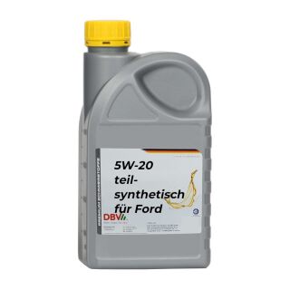 DBV 5W/20 (teilsynthetisch) für FORD 10 x 1-Liter-Dose