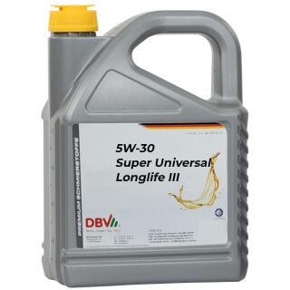 DBV 5W/30 Super-Universal Longlife III 2 x 5-Liter-Kanne