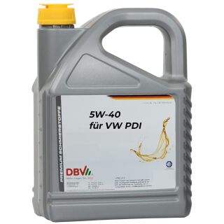 DBV 5W/40 synthetisch für VW PDI (Pumpe-Düse) 2 x 5-Liter-Kanne