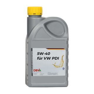 DBV 5W/40 synthetisch für VW PDI (Pumpe-Düse) 10 x 1-Liter-Dose