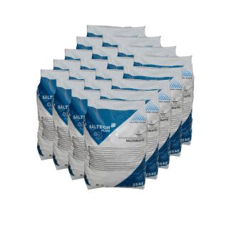 SALTECH plus 20x25kg Salztabletten Regneriersalz Wasserenthärtung Wasserenthärter