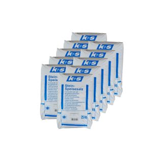 K+S Stein Speisesalz 0,7-0,16 10x25kg Kochsalz Gewürz