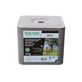 Solsel Wild Mineralstein Salzleckstein Leckstein