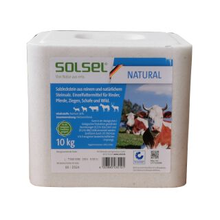 Solsel Natural Mineralstein ohne Kupfer Salzleckstein Leckstein