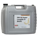 DBV 0W-20 Super LF-IV BASIC 20-Liter-Kanister