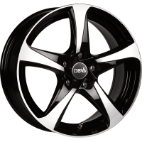 17 Zoll Alufelge DBV 5SP 001 7,5x17 5/112 ET30 schwarz...