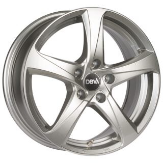 16 Zoll Alufelge DBV 5SP 001 6,5x16 5/112 ET41 shadow silber Felge