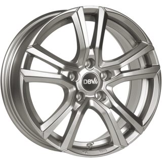 16 Zoll Alufelge DBV ANDORRA 6,5x16 5/112 ET50 shadow silber Felge