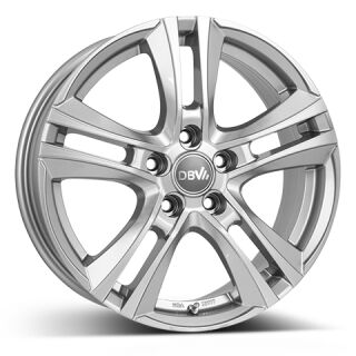 17 Zoll Alufelge DBV ANDORRA II 7,0x17 5/100 ET35 hyper silber Felge