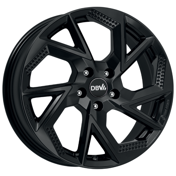 16 Zoll Alufelge DBV NAPOLI AP BLACK 6,0x16 5/100 ET35 black Felge