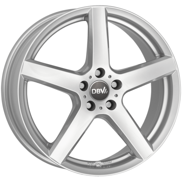 17 Zoll Alufelge DBV NAVIGIO TY 7,5x17 5/112 ET41 silber metallic Felge