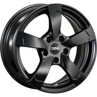 17 Zoll Alufelge DBV TORINO II 7,5x17 5/114,3 ET40 schwarz matt Felge