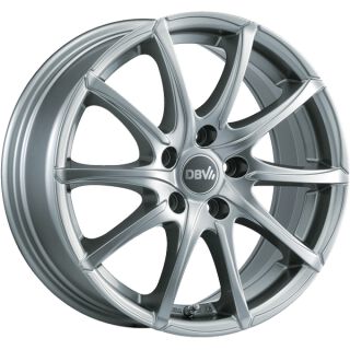 16 Zoll Alufelge DBV TROPEZ 6,5x16 5/108 ET44 shadow silber Felge
