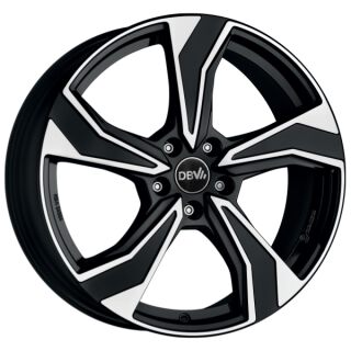 17 Zoll Alufelge DBV VENEZIA KB 7,0x17 5/114,3 ET47 schwarz, poliert Felge