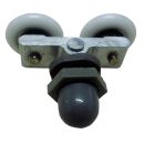 8x Türrolle M2 Rolle Glastürrolle Rollenführung Schiebetürbeschlag Dusche Tür