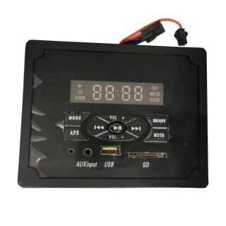 Radio 2 für Infrarotkabine mit Bluetooth SD USB AUX MP3