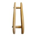 Doppelter Türgriff Holzgriff Infrarotkabine...