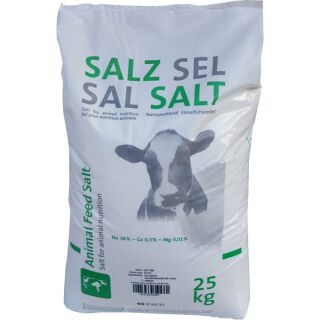 K+S Esco Viehsalz fein 5x25kg Rinder Pferde Schafe Ziegen Wild Salz Streusalz
