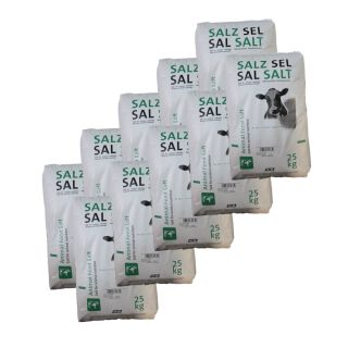 K+S Esco Viehsalz grob 10x25kg Rinder Pferde Schafe Ziegen Wild Salz Streusalz