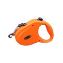 Hundeleine HLC-05S orange Automatikleine Langlaufleine...