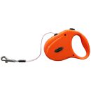 Hundeleine HLC-05S orange Automatikleine Langlaufleine...