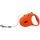 Hundeleine HLC-05S orange Automatikleine Langlaufleine Gurtleine