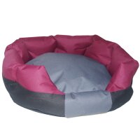 Hundebett TB5049S rot Hundekorb Hundekissen Hundesofa...
