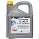 DBV Motorenöl HD SAE 30 4 x 5-Liter-Kanne