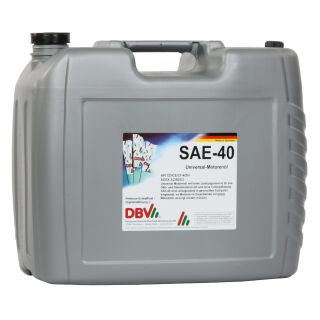 Motorolie HD SAE 40 20 liter jerrycan