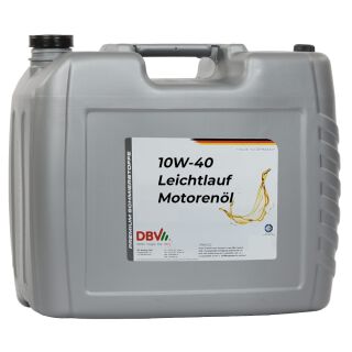 10W/40 DBV-Leichtlauf-Motorenöl 20-Liter-Kanister